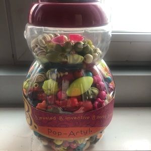 Pop arty jewelry bead set